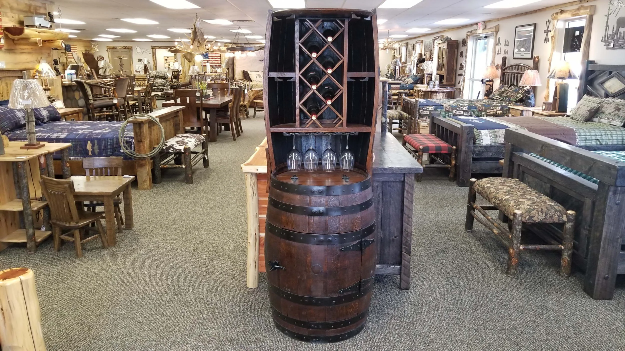 barrel 7 bottle wine hutch 4-1.jpg