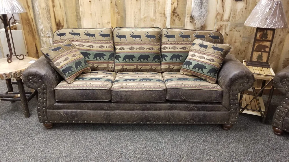 Cabin Style Sleeper Sofa | Baci Living Room