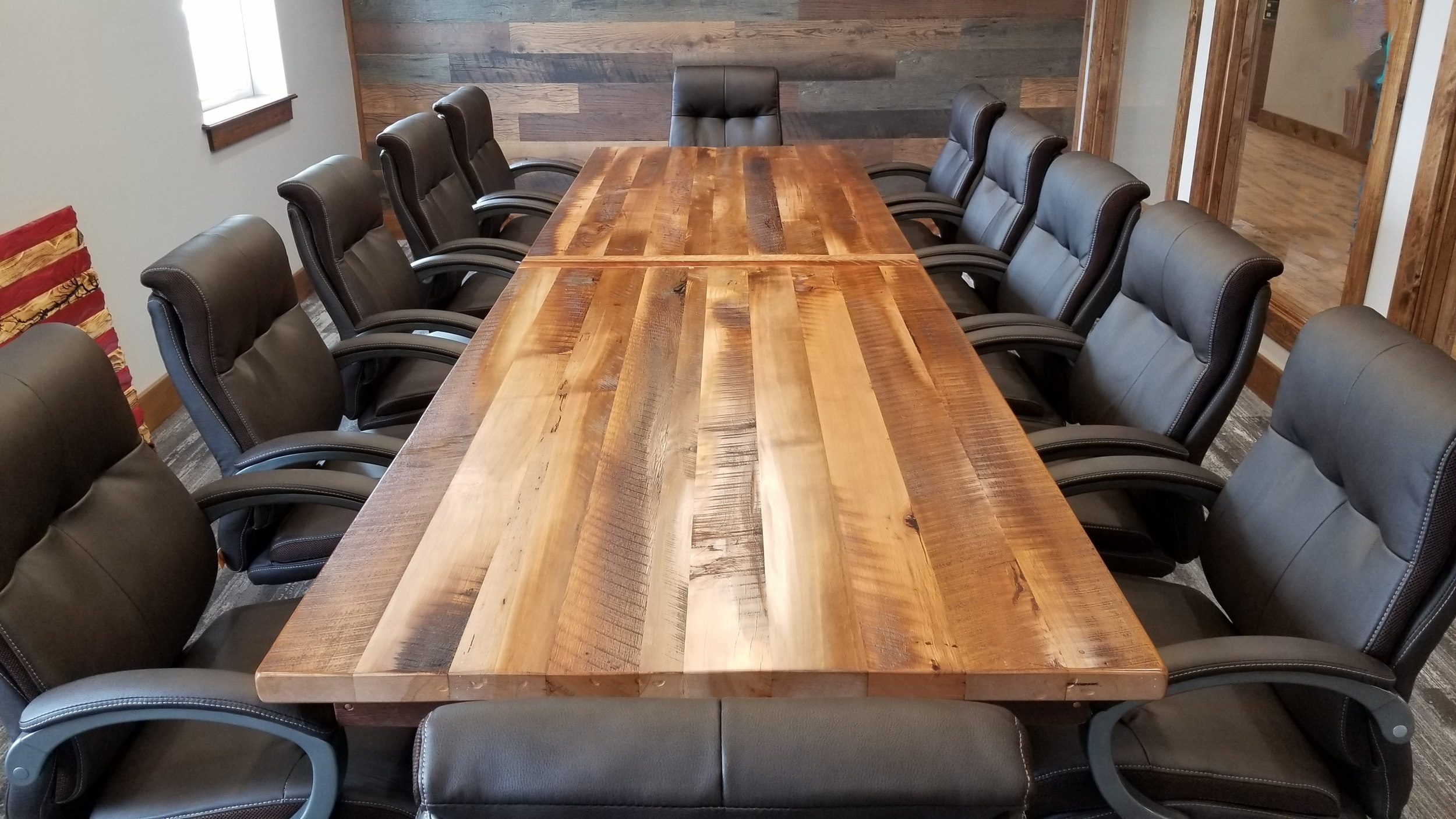 Barnwood Conference Table EZ Mountain Rustic Furniture barnwood-conference-table-ez-mountain-rustic-furniture