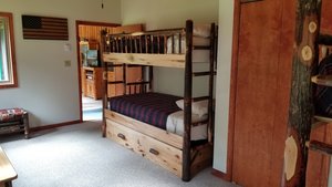 Hickory Bunk Bed Ez Mountain Rustic, Hickory Bunk Beds