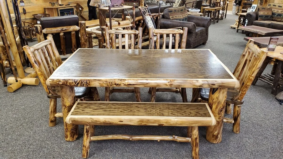 Aspen Live Edge Table — EZ Mountain Rustic Furniture