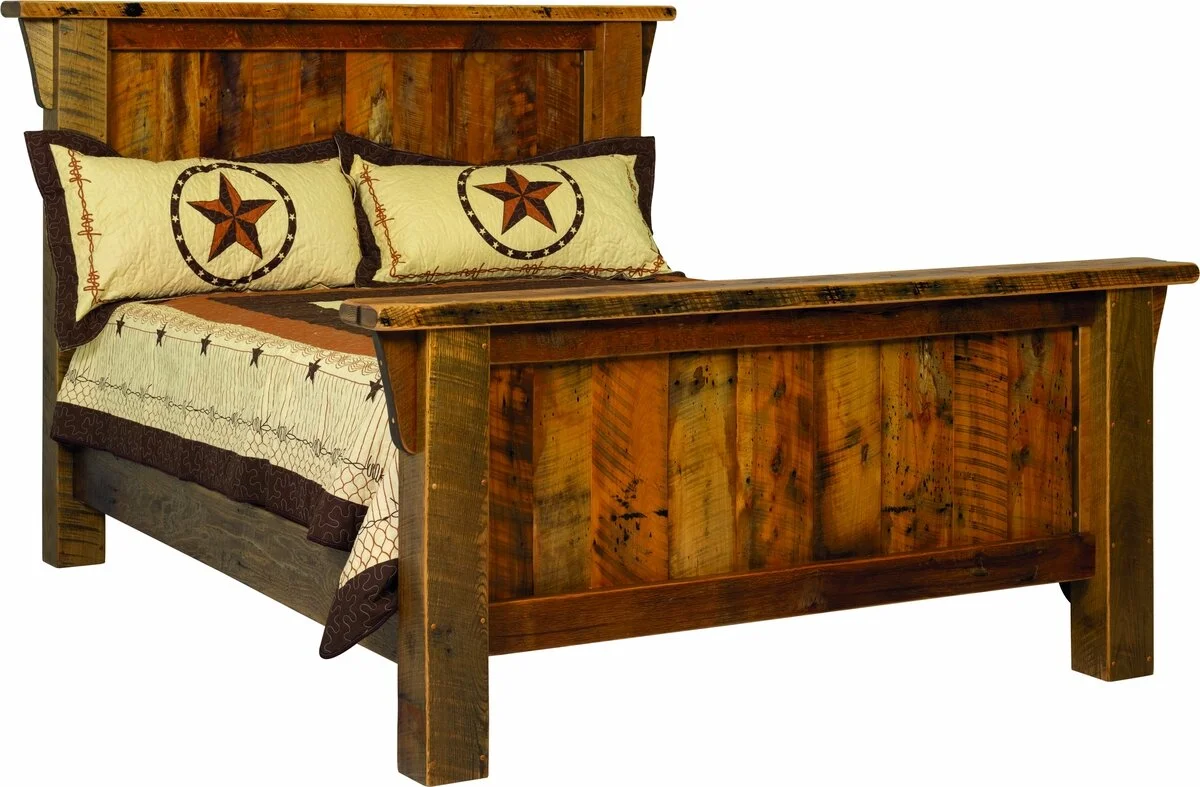 Barnwood Bed — EZ Mountain Rustic 