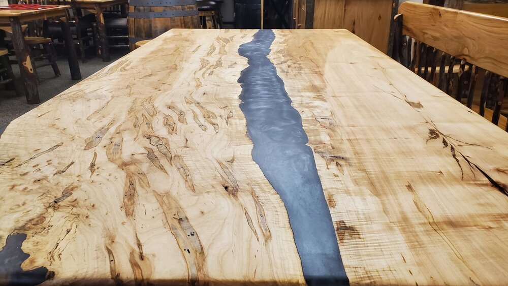 Wormy Maple River Table Ez, Wormy Maple Hardwood Flooring