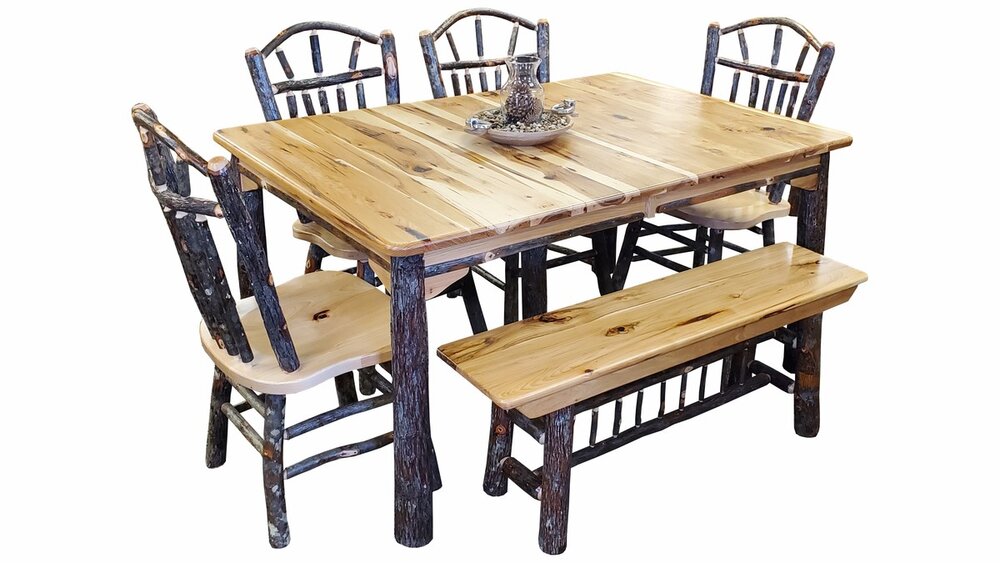 Hickory Table With Legs Ez Mountain