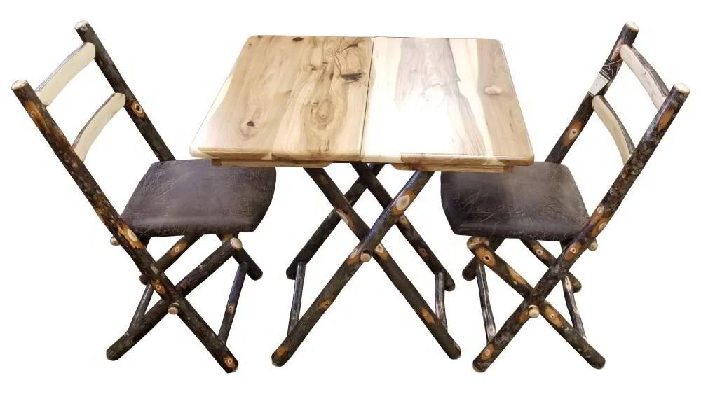 Hickory Folding Table