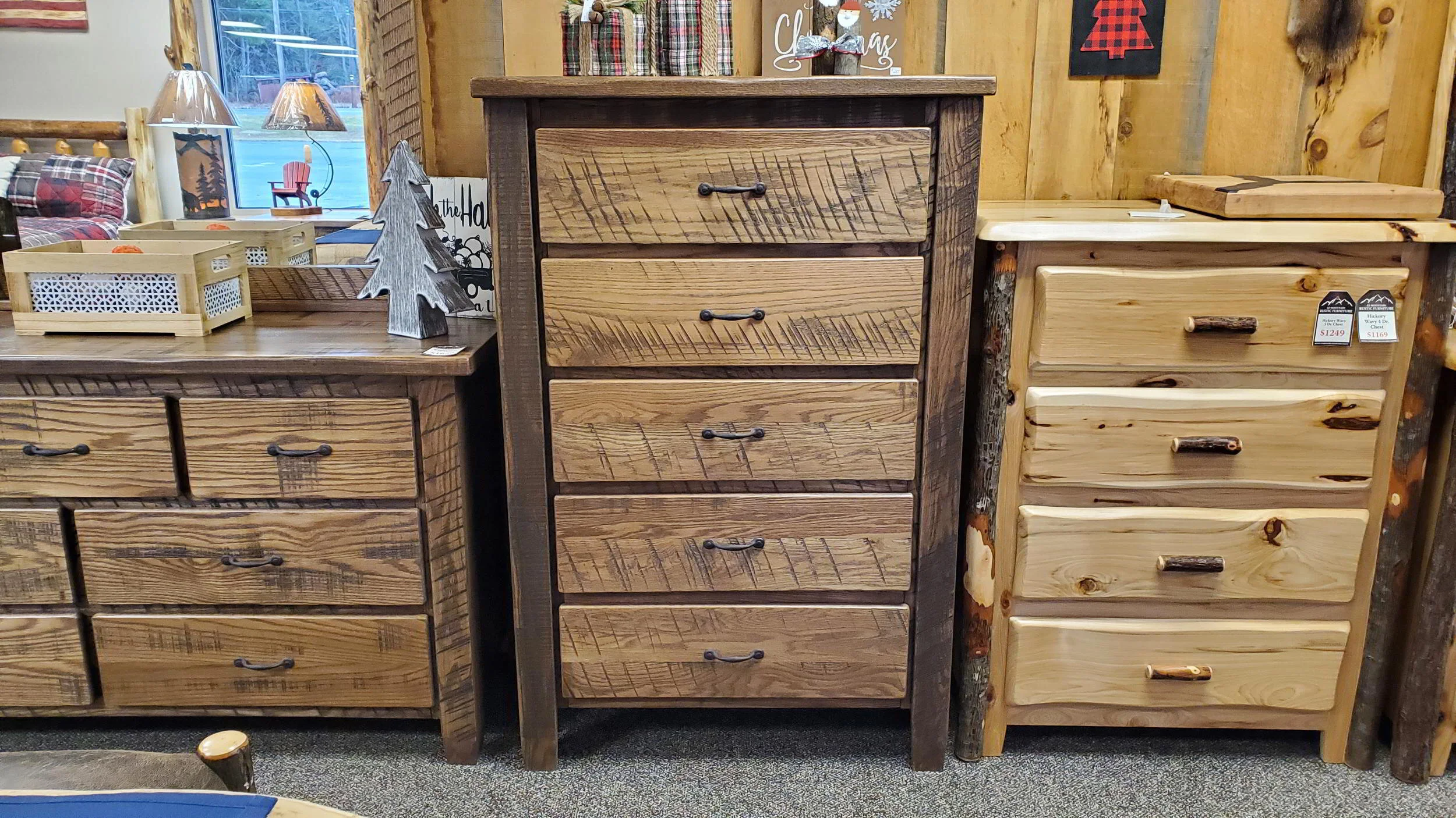 Case Goods Rustic Rustic Oak Furniture Collection — EZ Mountain Rustic Furniture