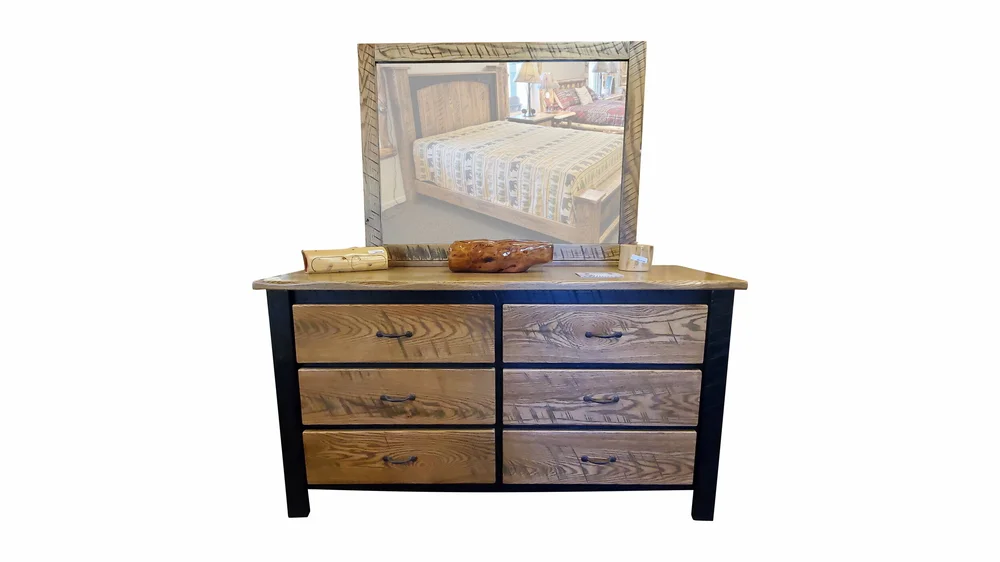 Rough Cut Oak Dresser EZ Mountain Rustic Furniture Rough Cut Oak Dresser EZ Mountain Rustic Furniture