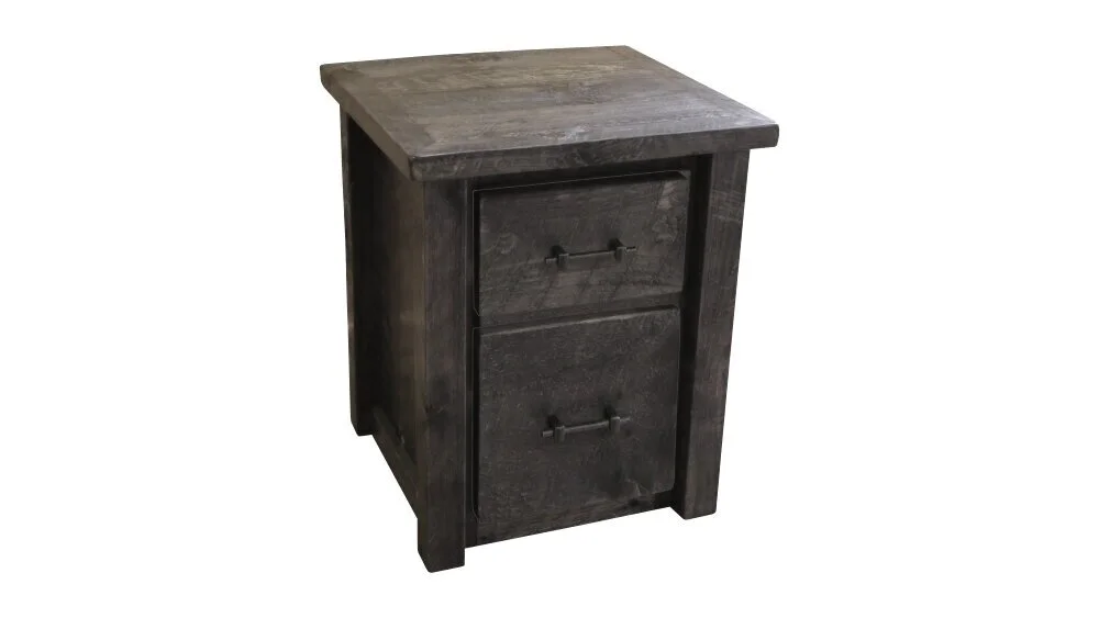 Timber Frame 2 Drawer Nightstand