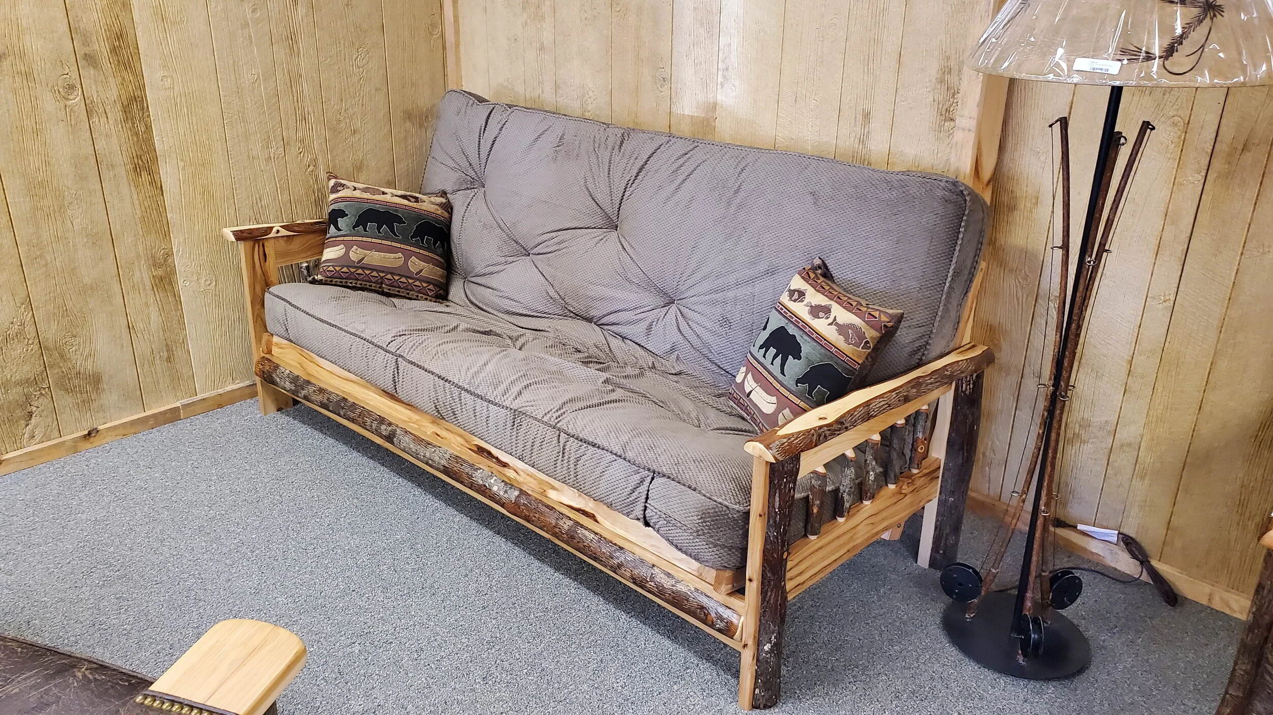Hickory Futon — EZ Mountain Rustic Furniture