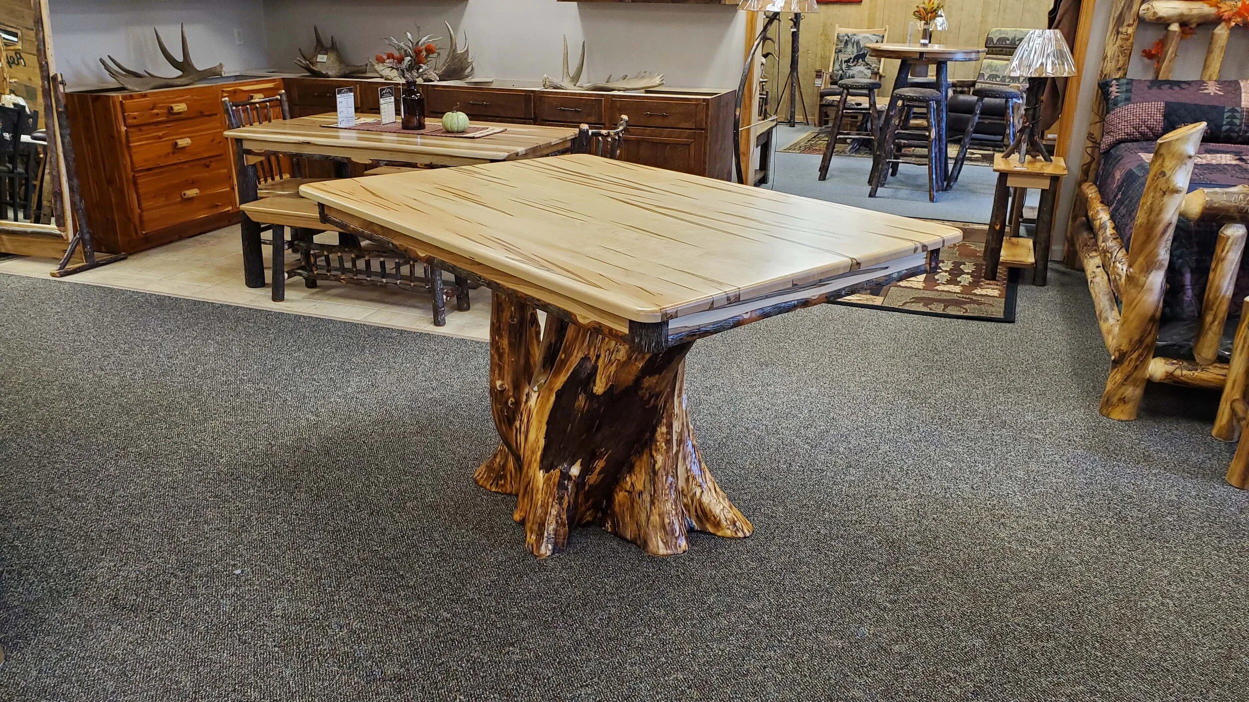 Column Stump Table Wood Stump Dining Table Dining Tables Original Sequoia Dining Table