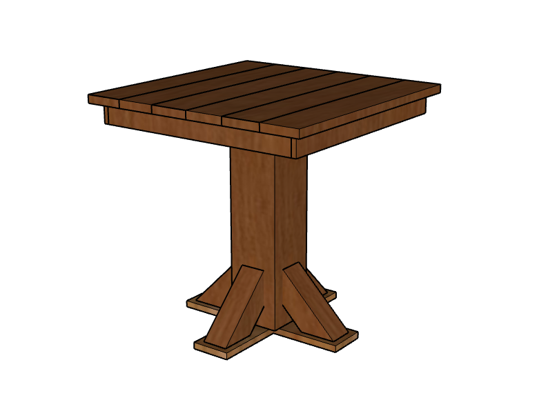 Barnwood Pub Table Assembly Instructions