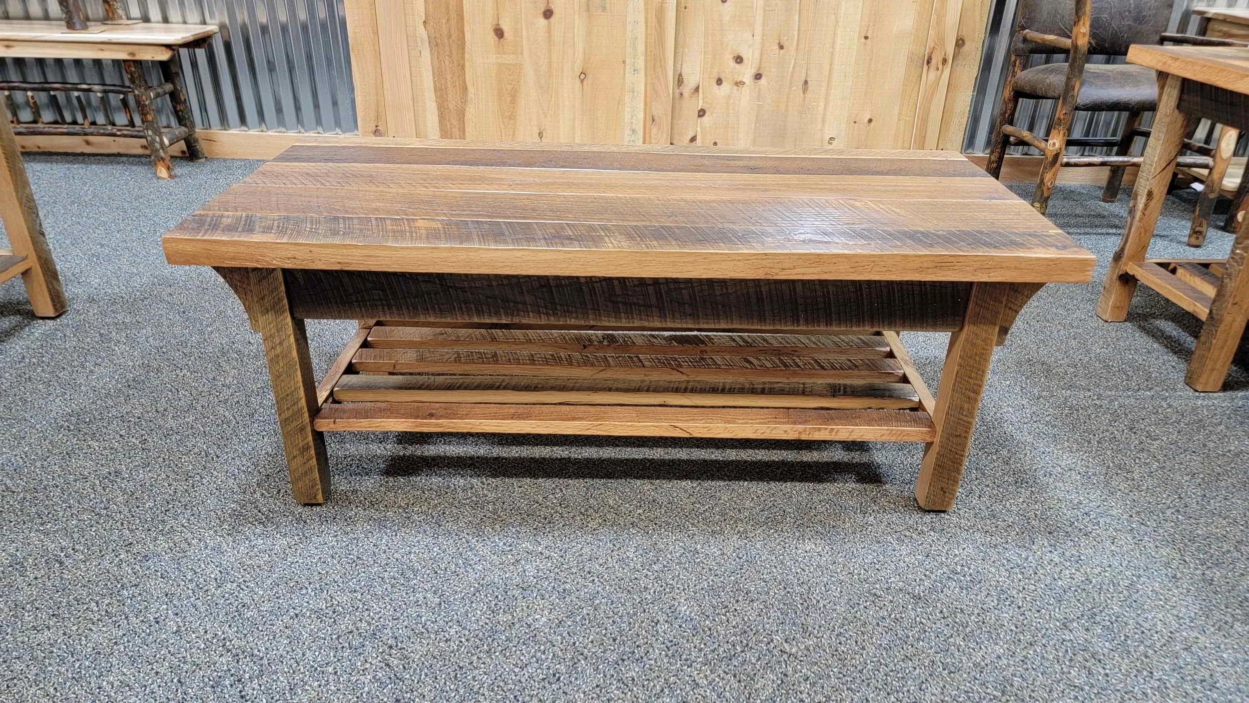 Barnwood Yellowstone Coffee Table — EZ Mountain Rustic Furniture