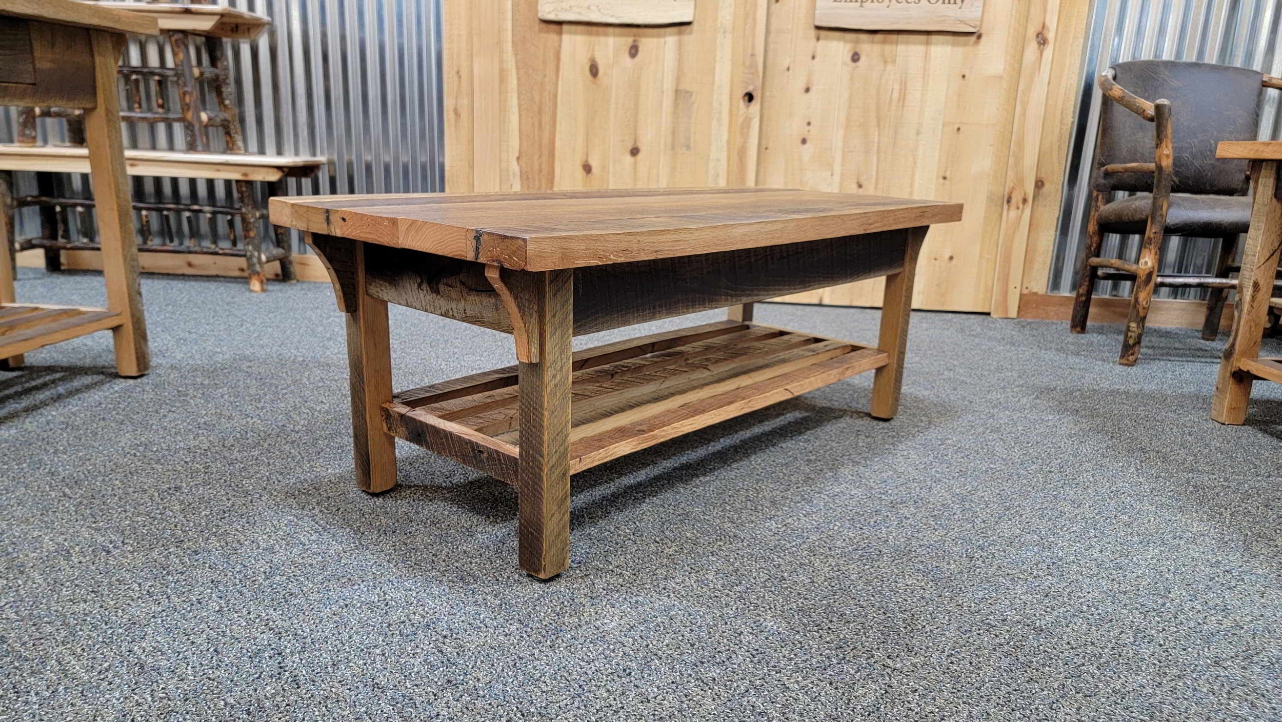 Barnwood Yellowstone Coffee Table — EZ Mountain Rustic Furniture