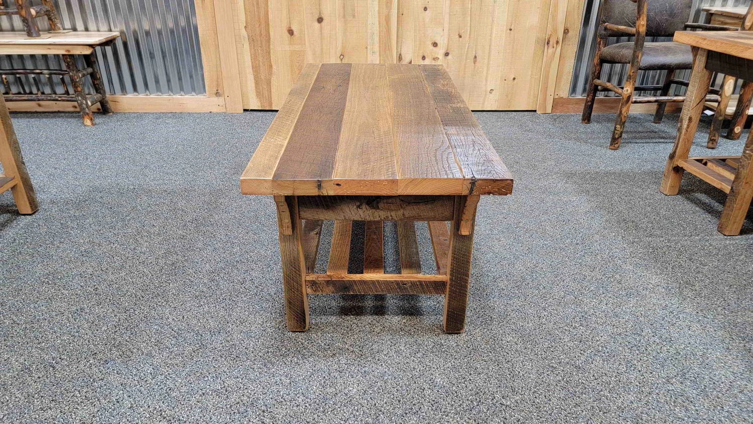 Barnwood Yellowstone Coffee Table — EZ Mountain Rustic Furniture