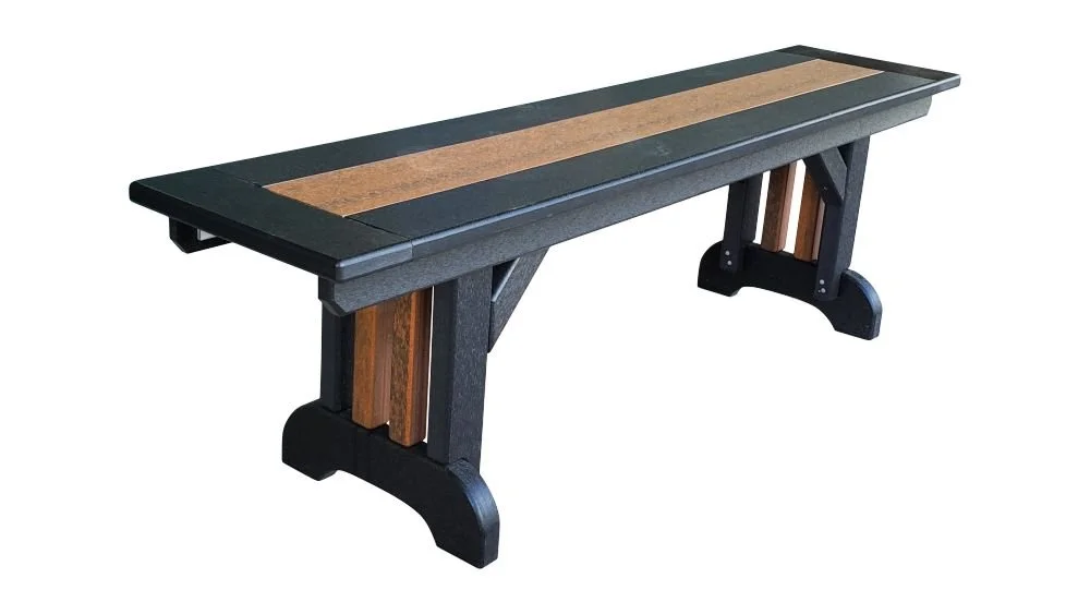Outdoor Dining Bench — EZ Mountain Rustic Furniture