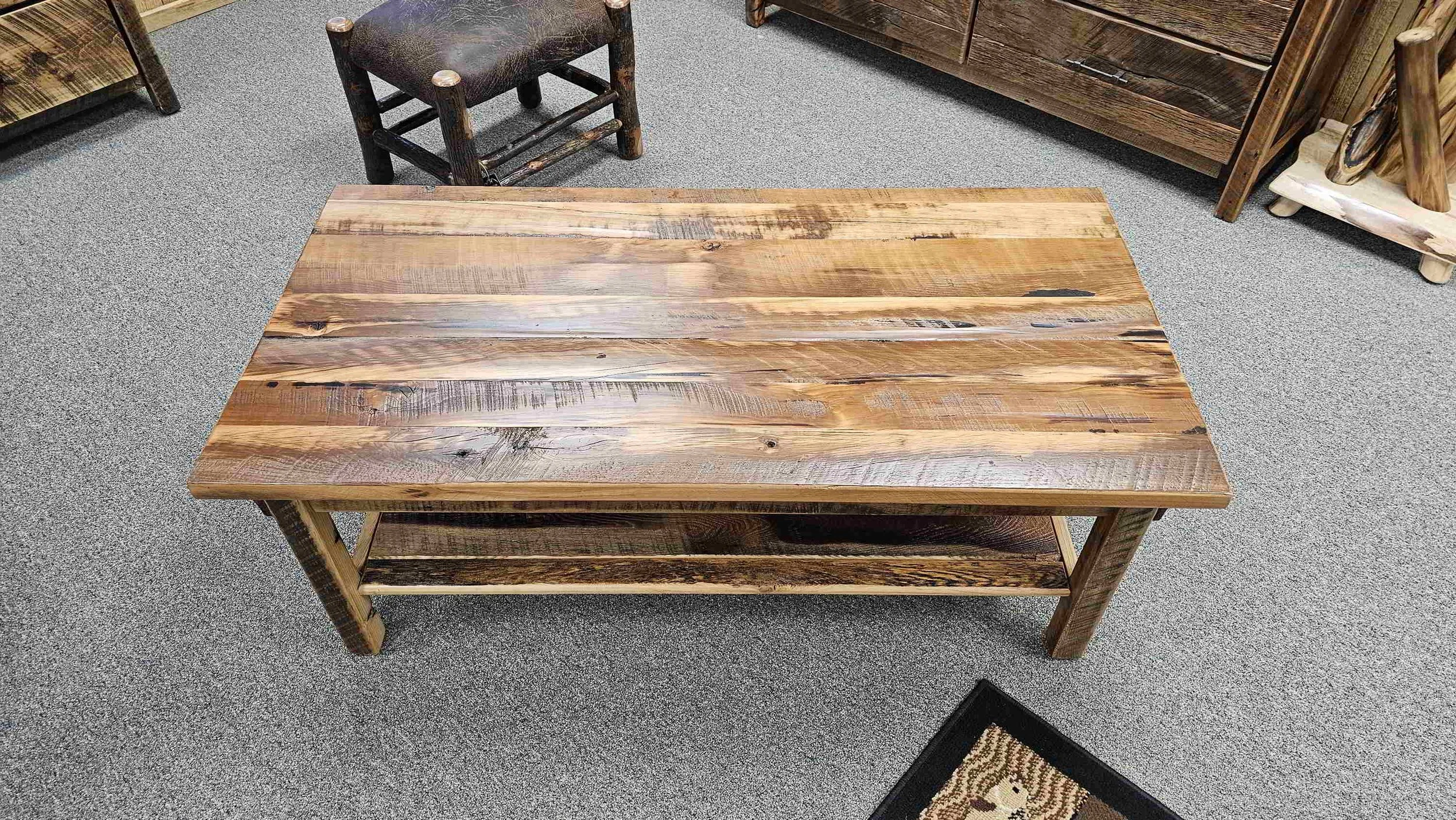 Barnwood Yellowstone Coffee Table — EZ Mountain Rustic Furniture