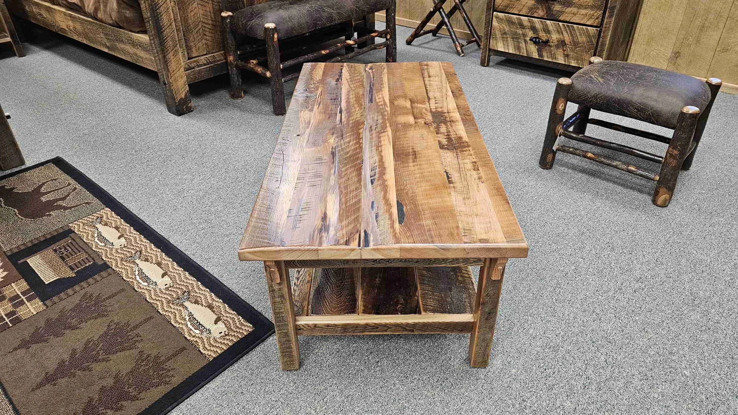 Barnwood Yellowstone Coffee Table — EZ Mountain Rustic Furniture