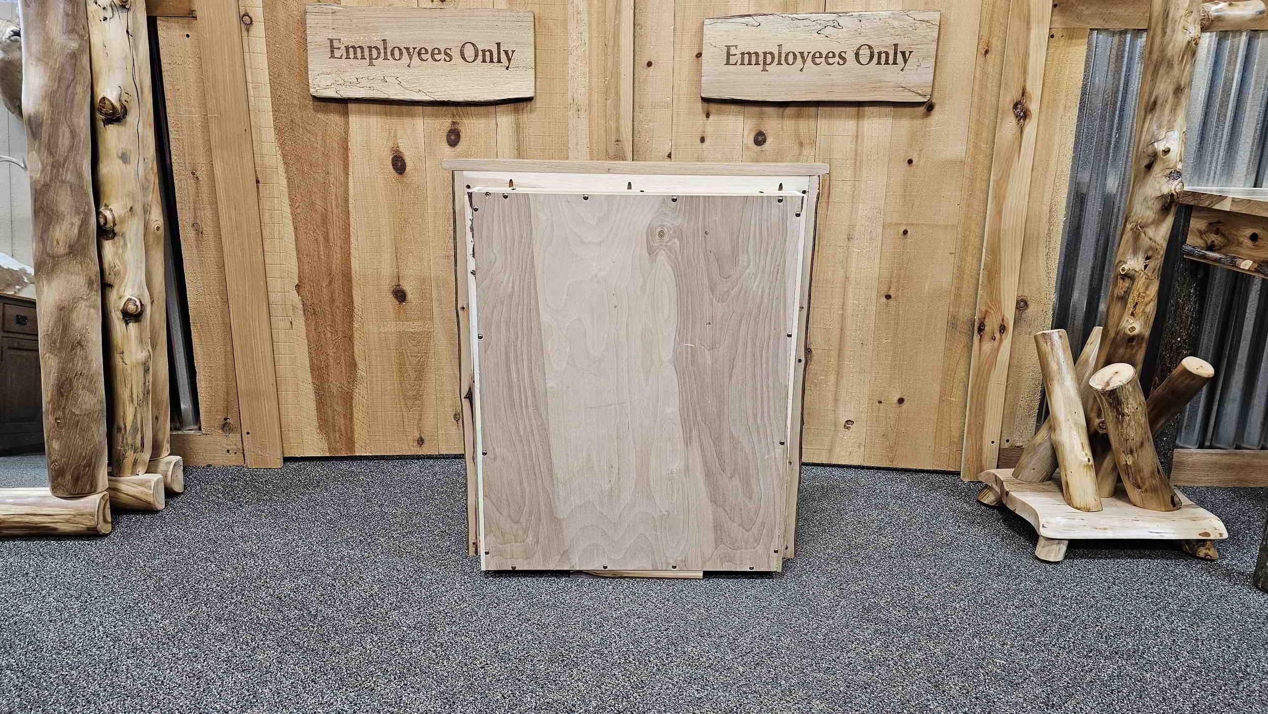 Hickory Medicine with Mirror — EZ Mountain Rustic Furniture