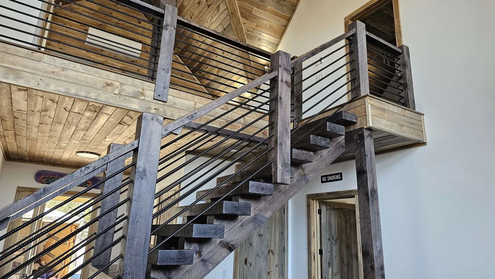 Timber Frame Railing