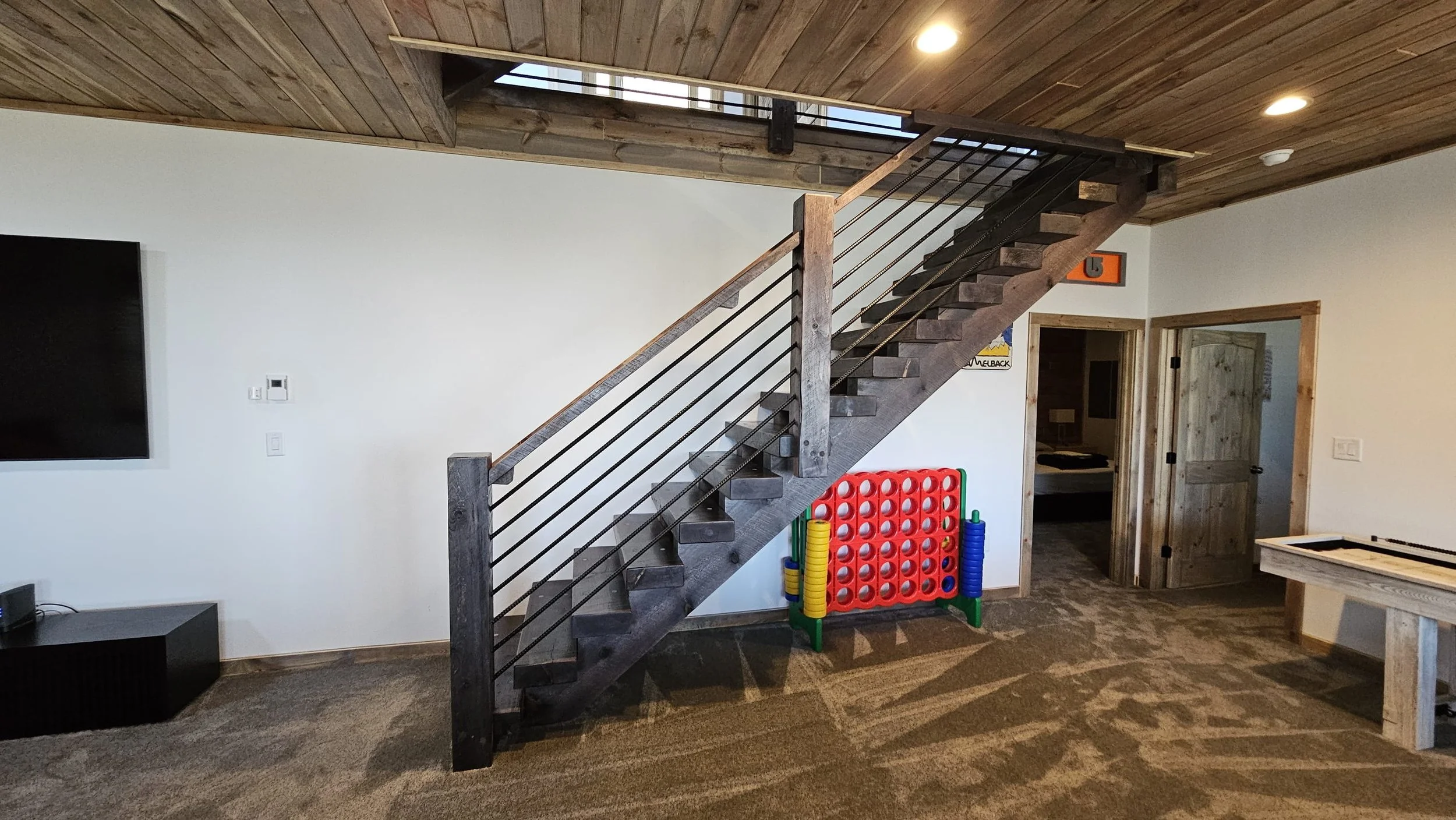 Timber Frame Railing — EZ Mountain Rustic Furniture