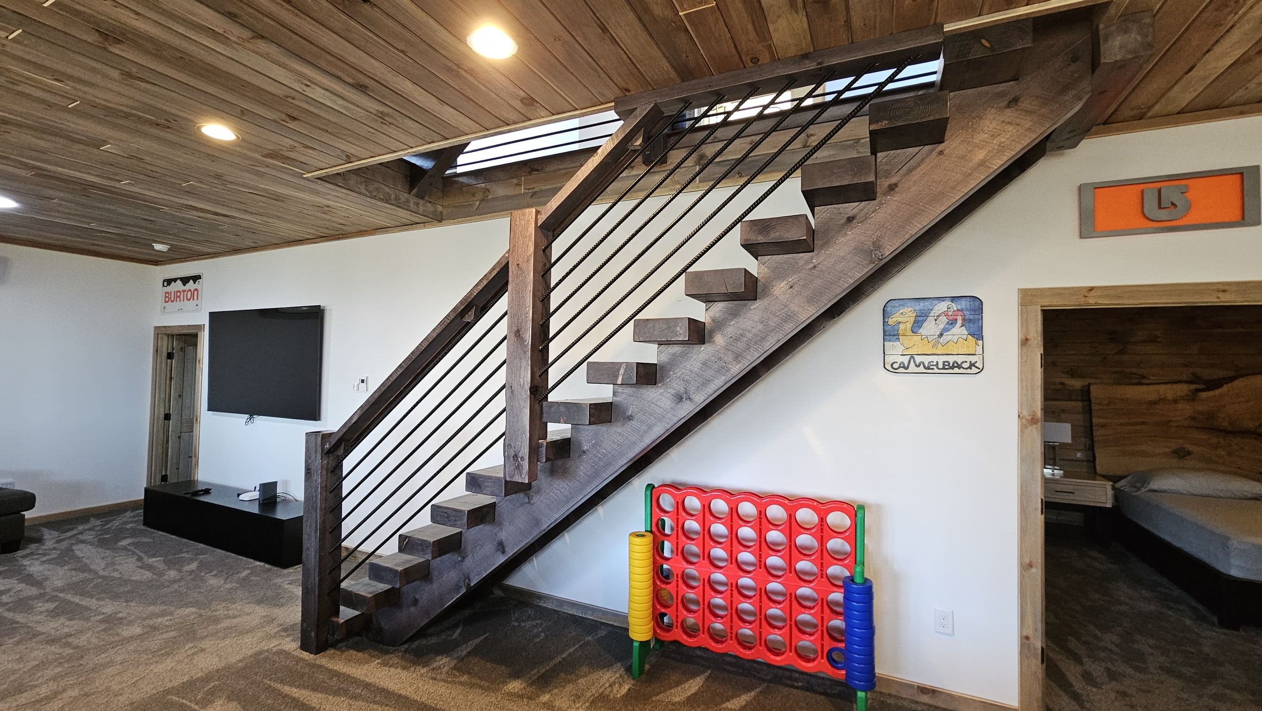 Timber Frame Railing — EZ Mountain Rustic Furniture