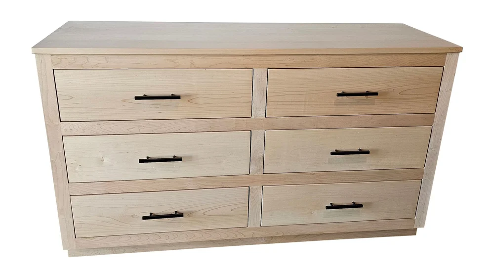Modern Maple 6 Drawer Dresser EZ Mountain Rustic Furniture Modern Maple 6 Drawer Dresser EZ Mountain Rustic Furniture