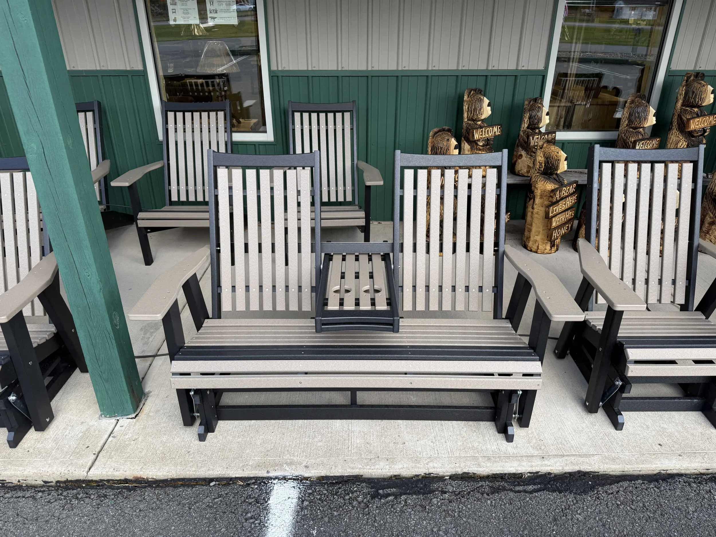 Contemporary Outdoor Double Glider (1).JPG