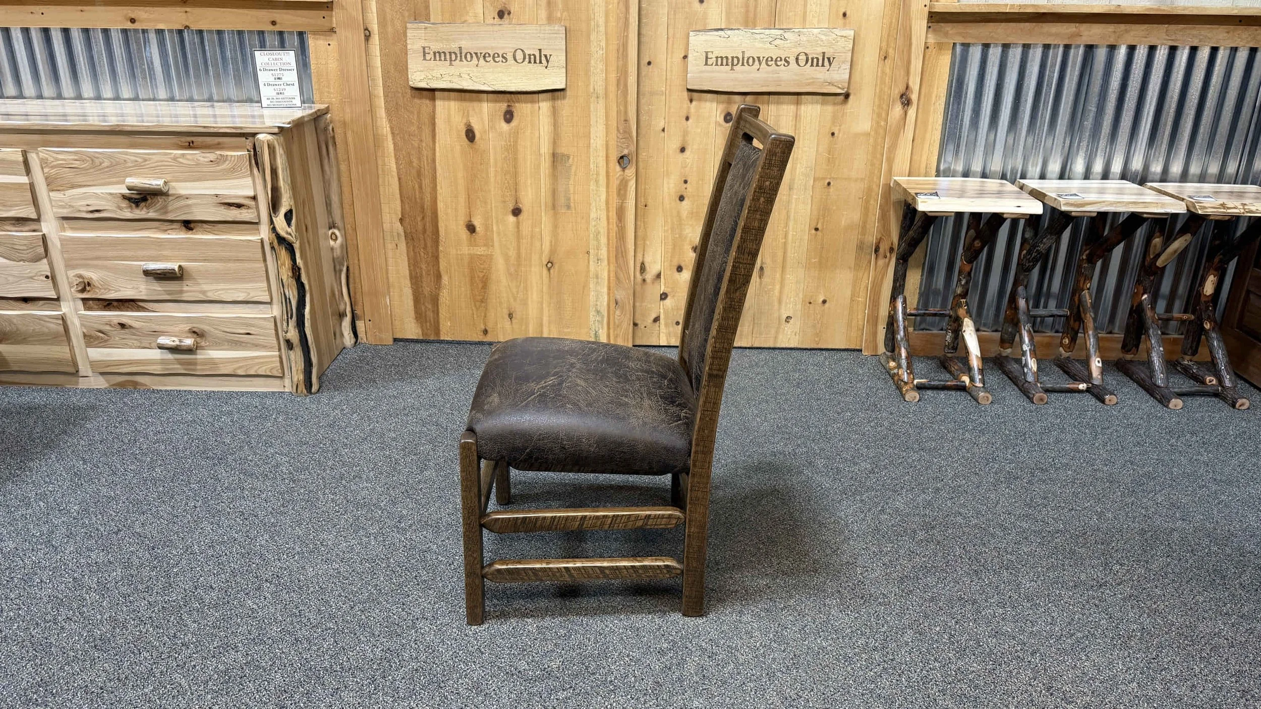 Rough Cut Oak Handle Back Side Chair (2).JPG