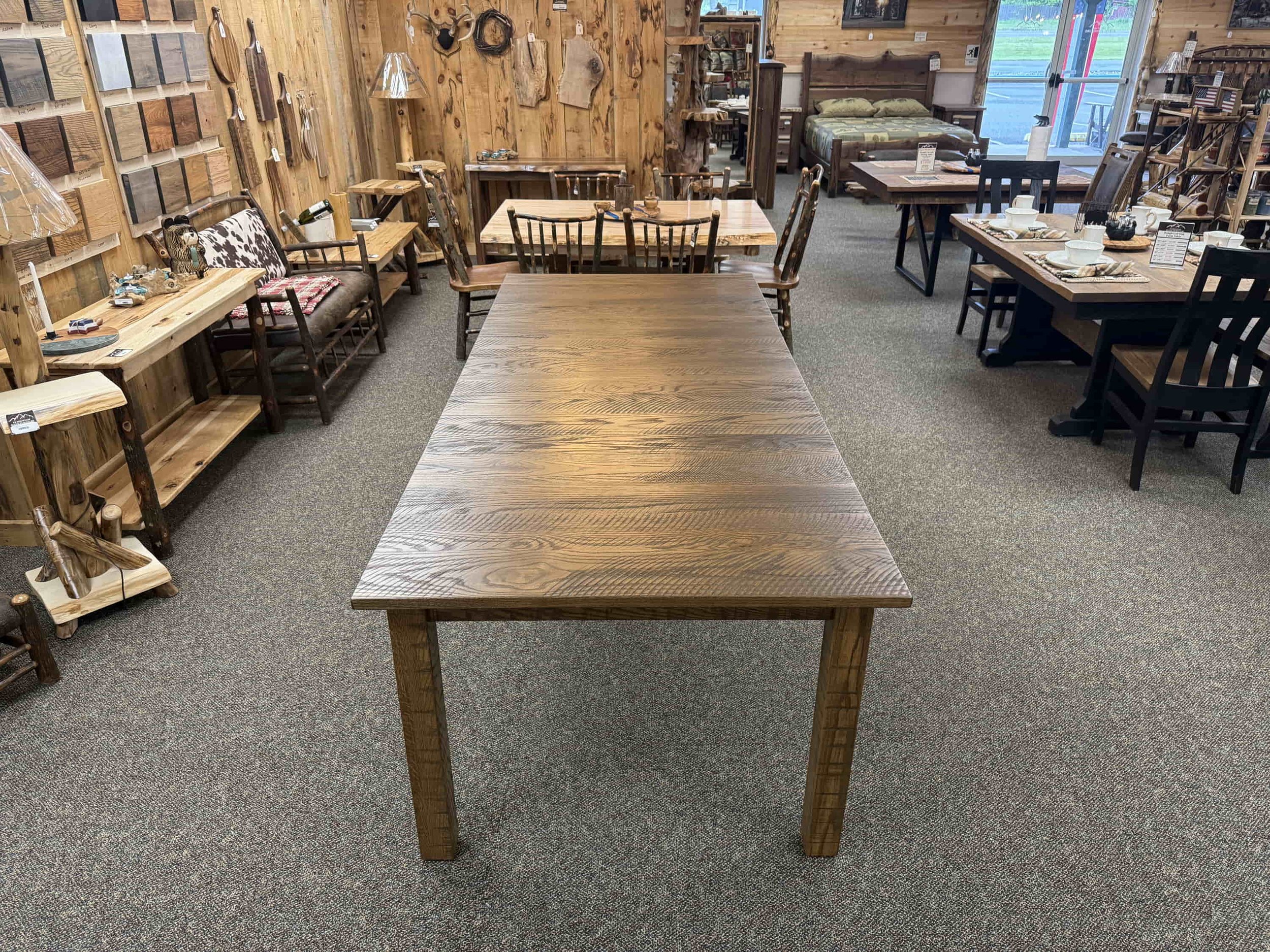 Rough Cut Oak Mission Table (1).JPG