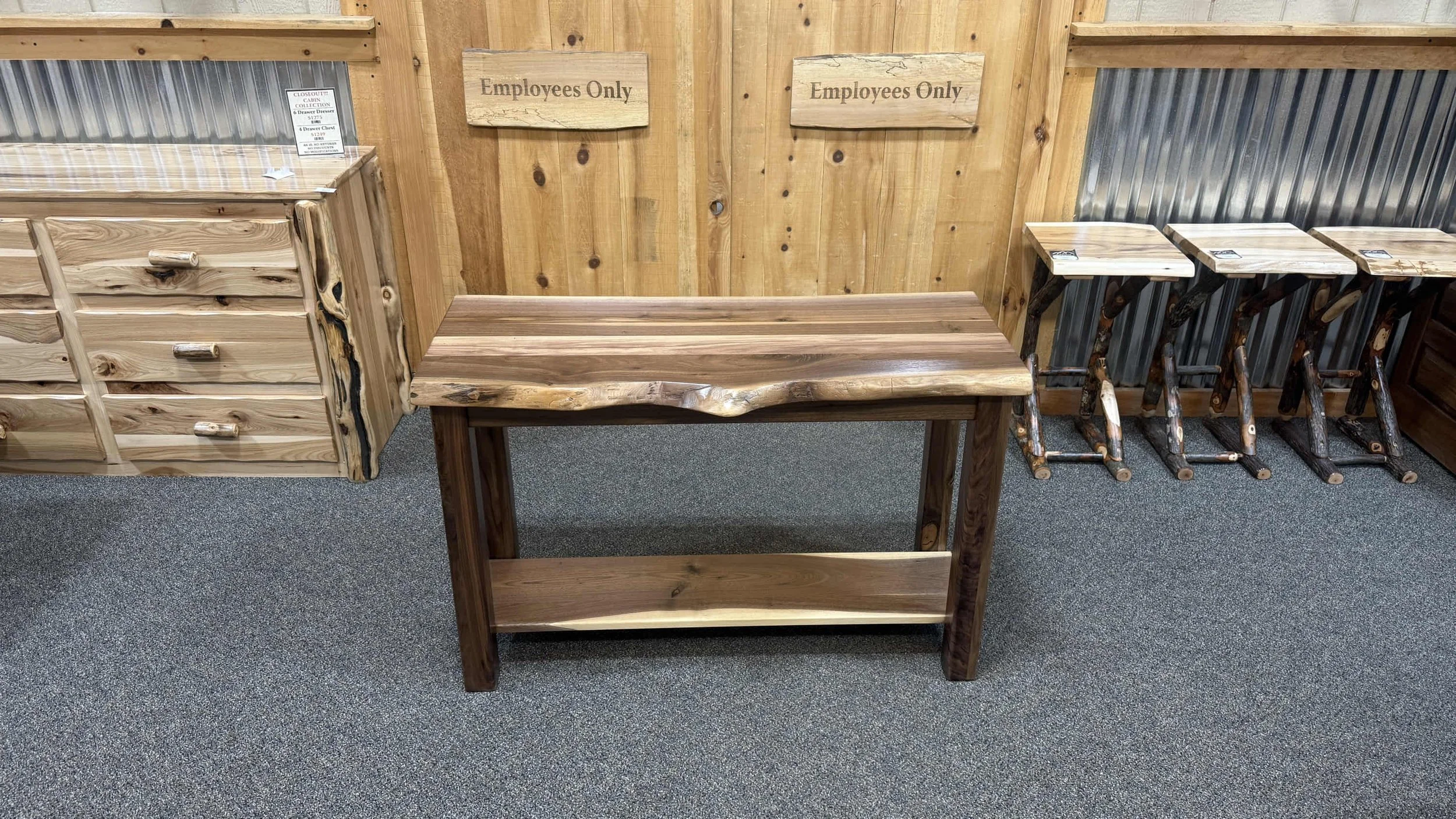 Black Walnut Heratige Sofa Table (3).JPG