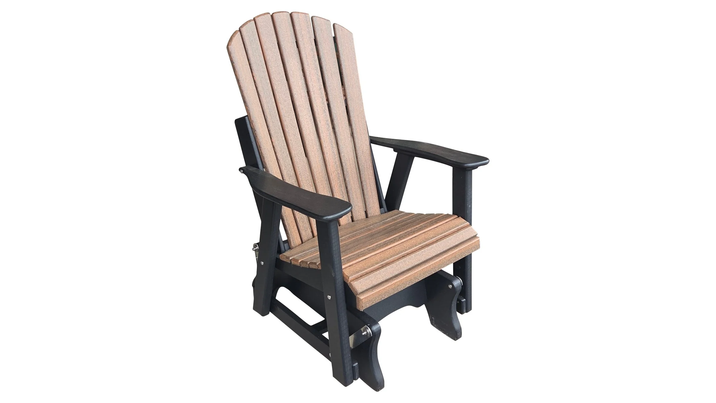 Fan Back Outdoor Single Glider