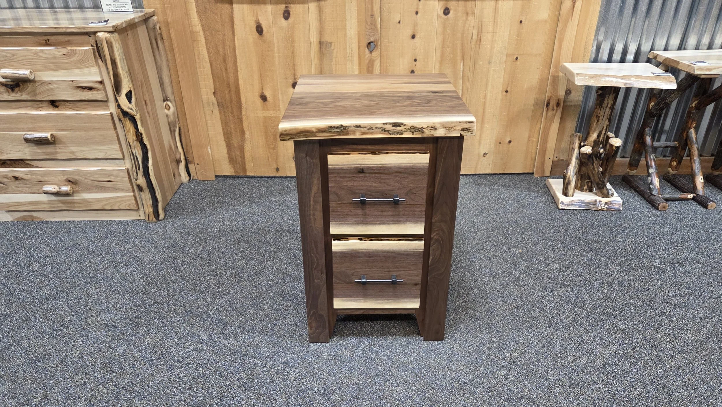 Black Walnut Live Edge 2 Drawer Nightstand (3).jpg