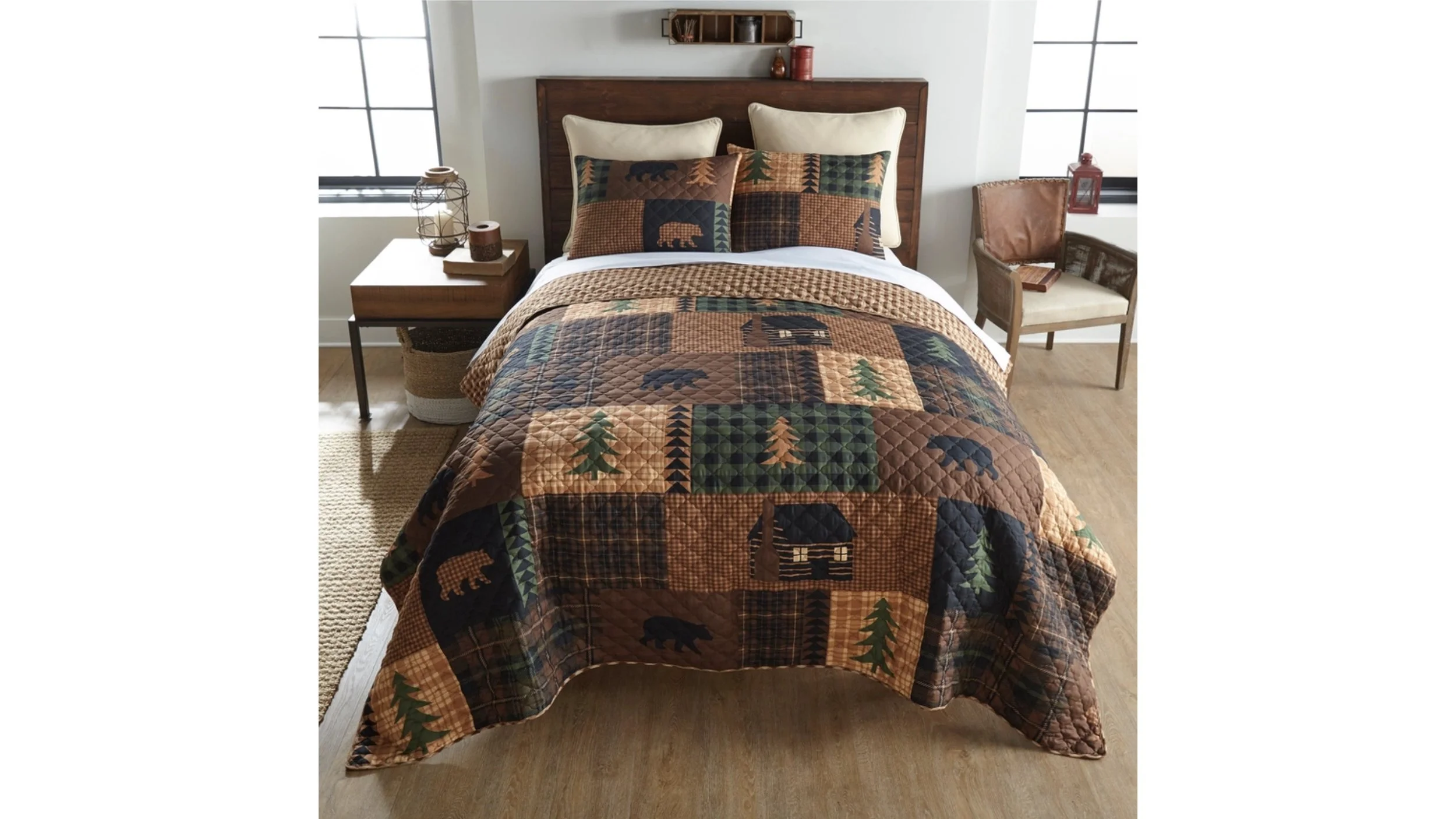 Brown Bear Cabin Quilt Collection