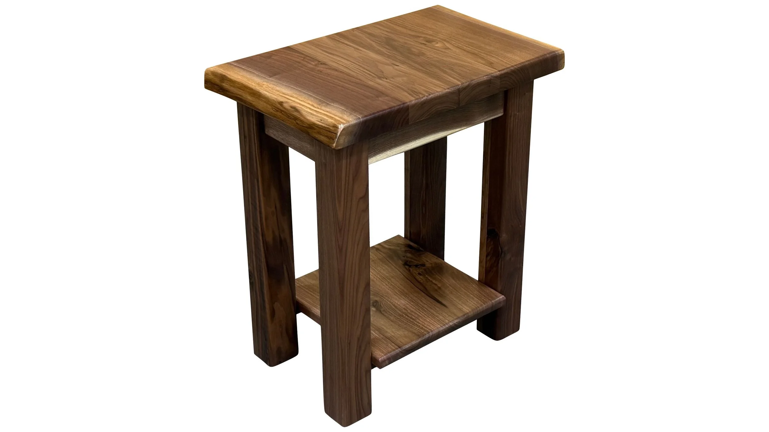 Live Edge Heritage 14" x 22" End Table