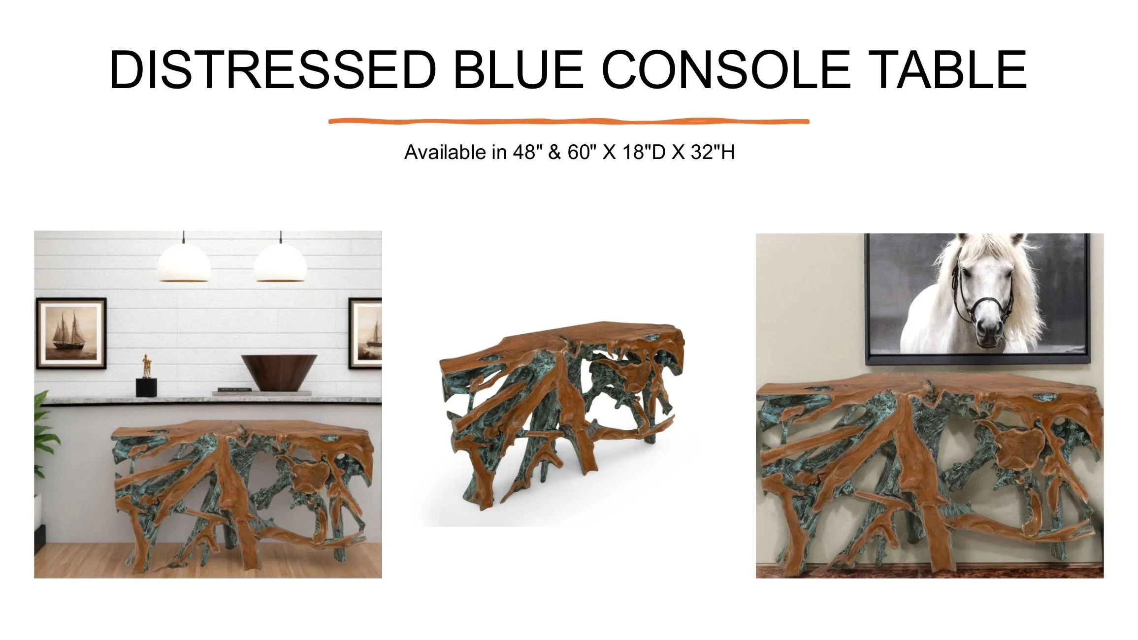 Teak Distressed Blue Console Table.jpg