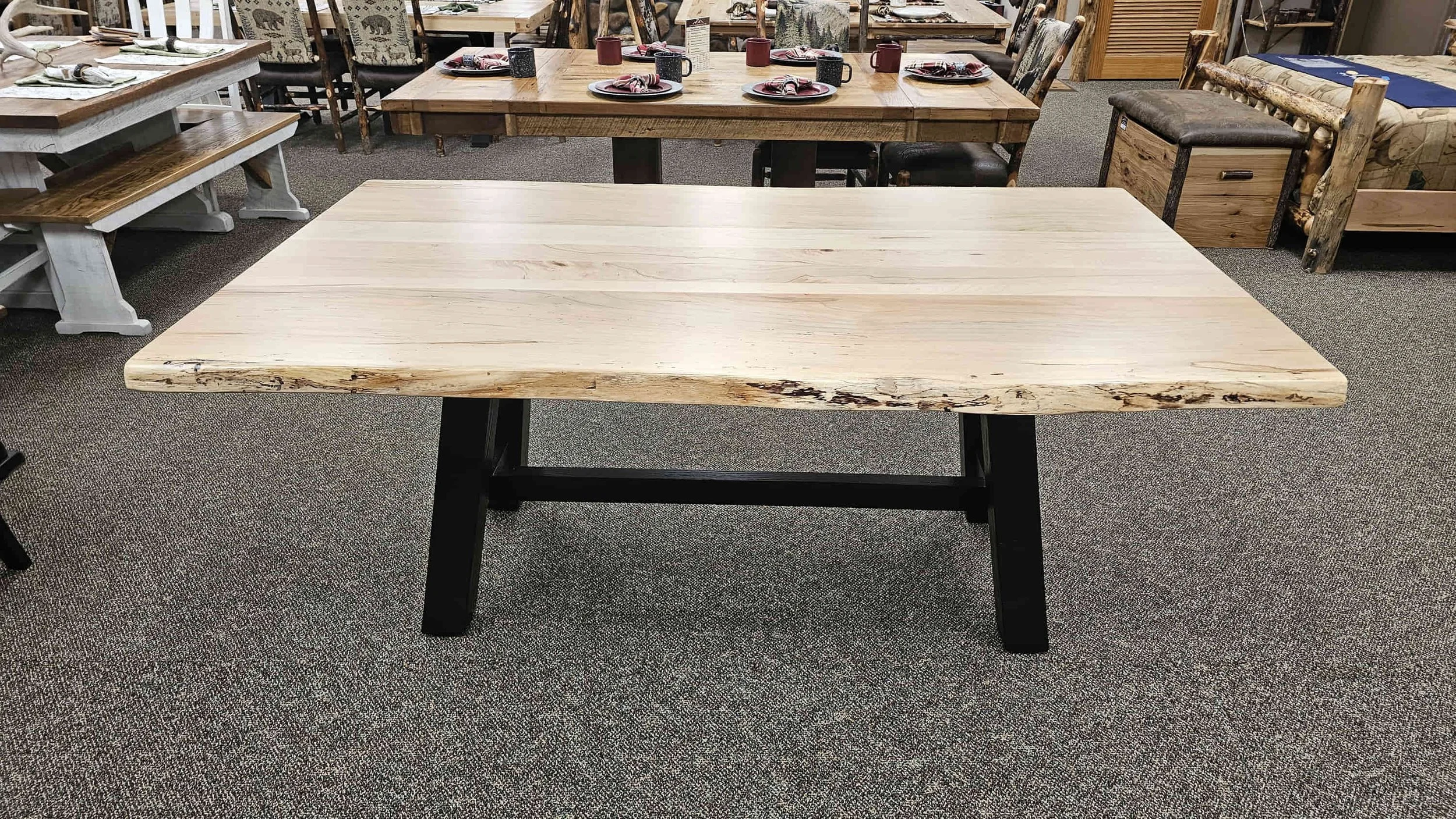 Rustic Maple Tables Rustic Maple Furniture Collection — EZ Mountain Rustic Furniture
