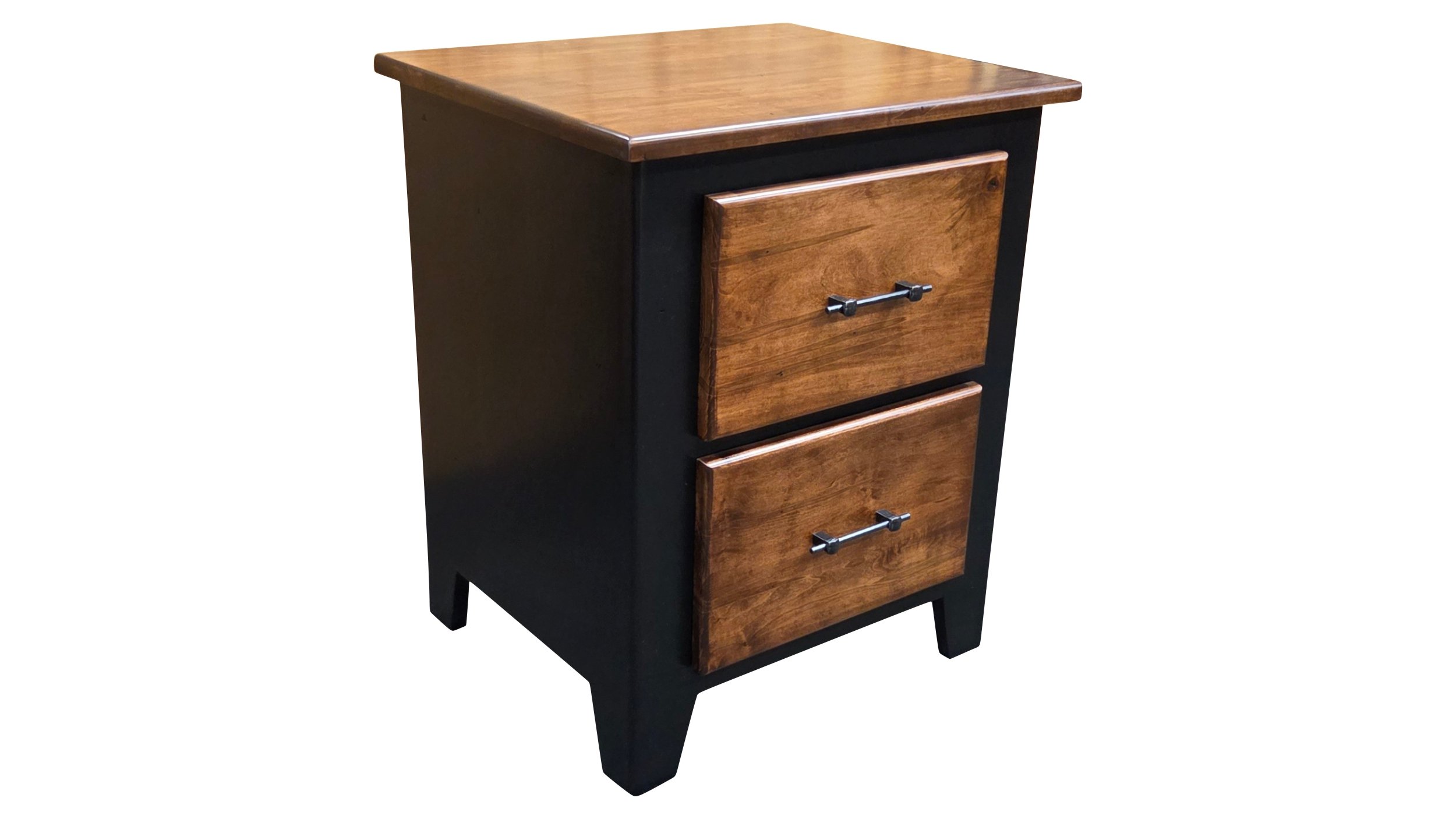 Maple Farmhouse 2 Drawer Nightstand.jpg