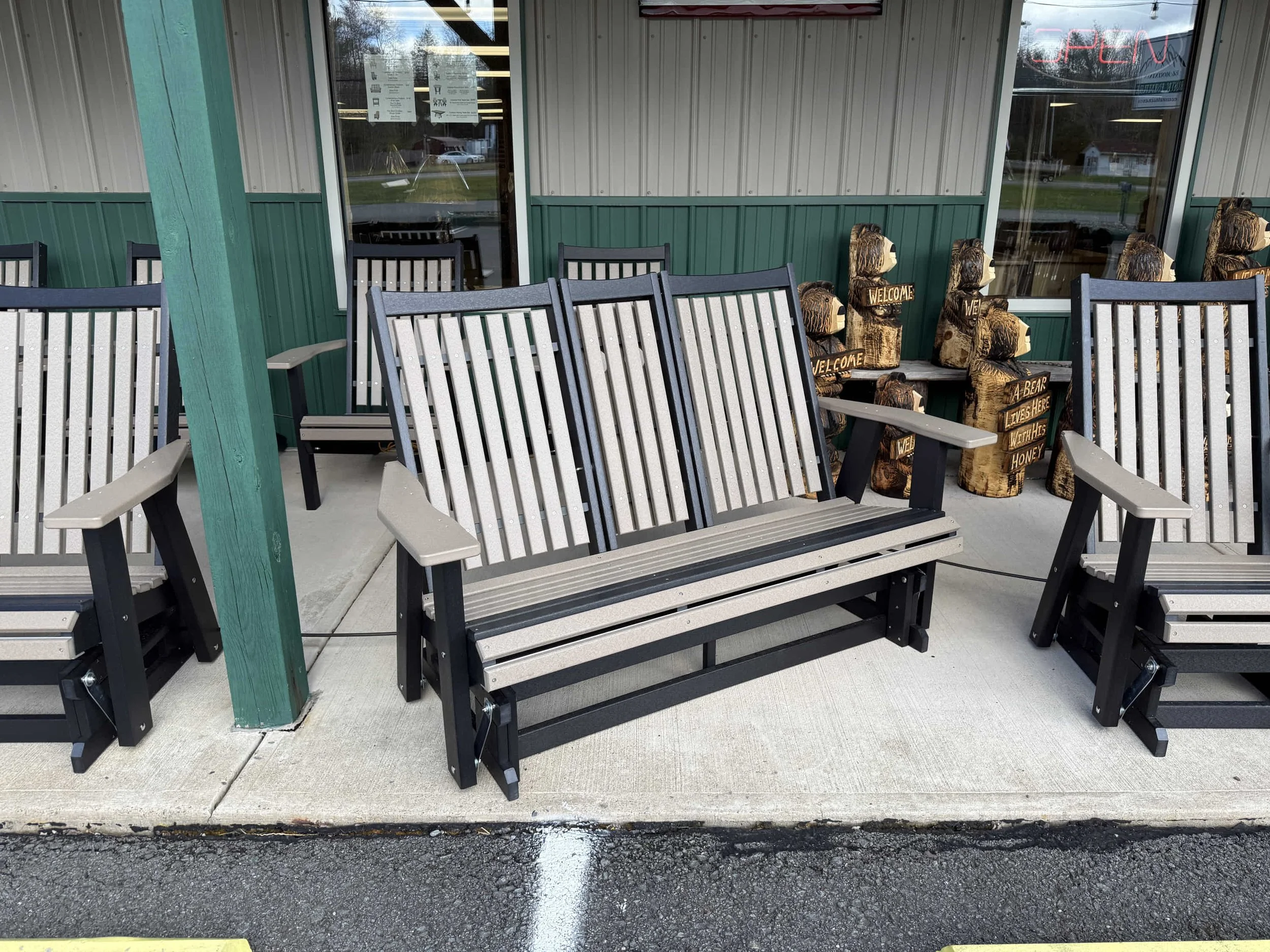 Contemporary Outdoor Double Glider (4).JPG