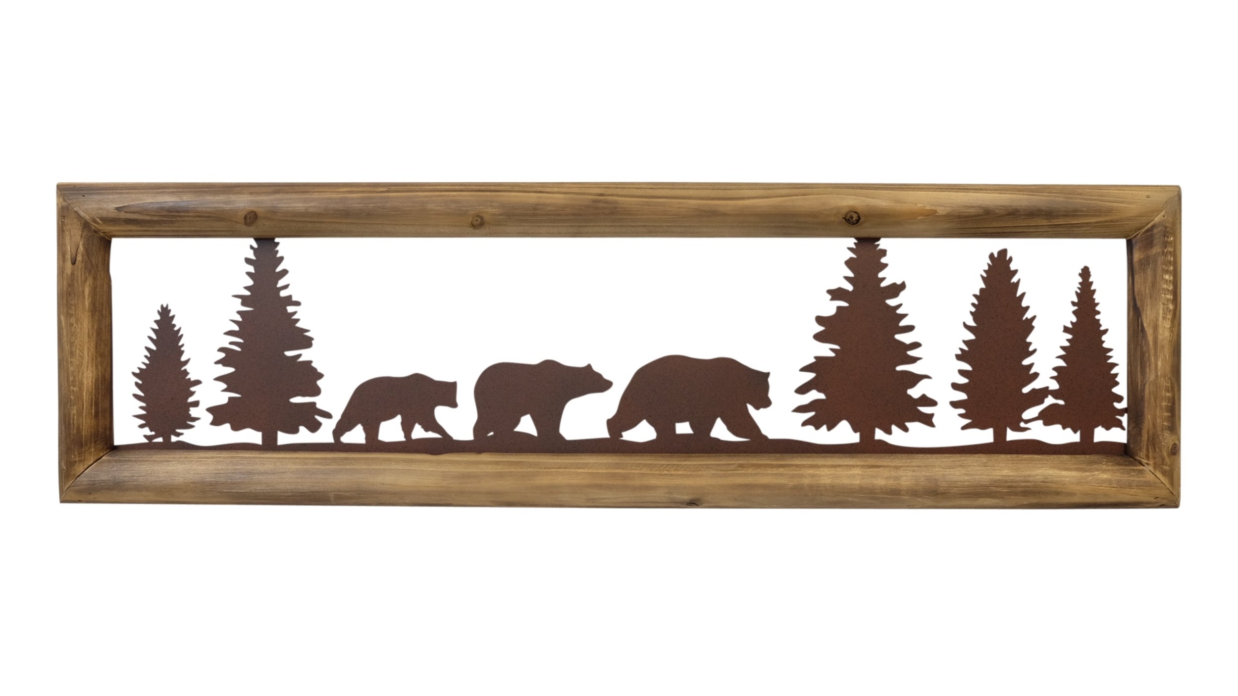 Framed Bear Metal Decore.jpg