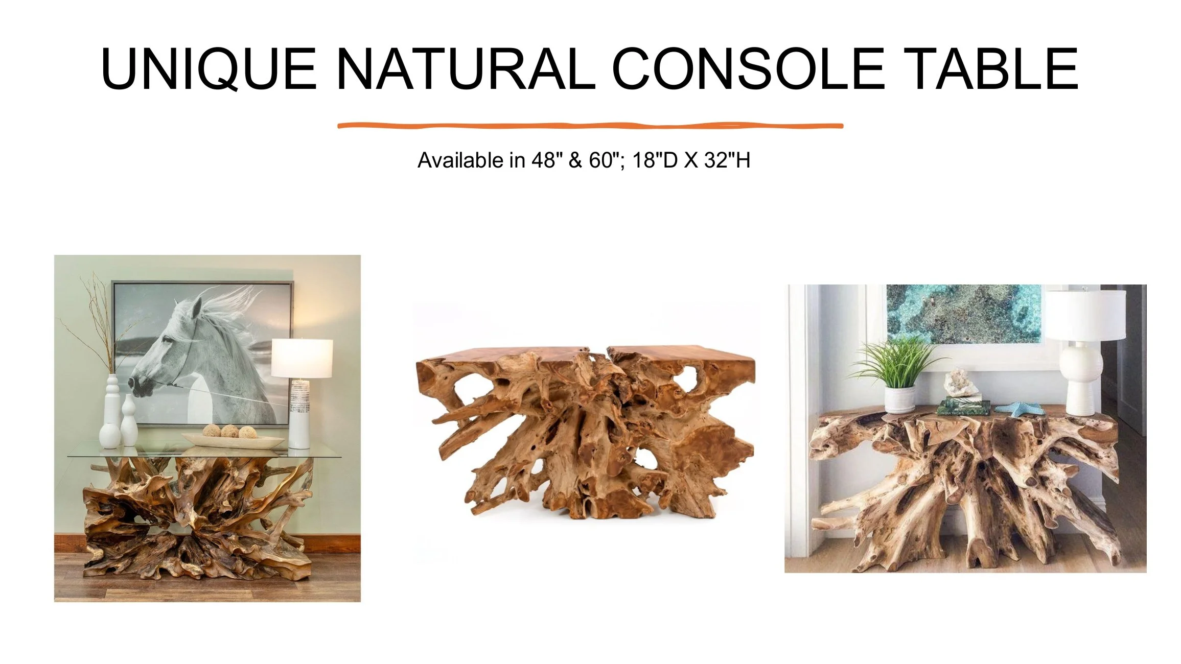 Teak Unique Natural Console Table.jpg
