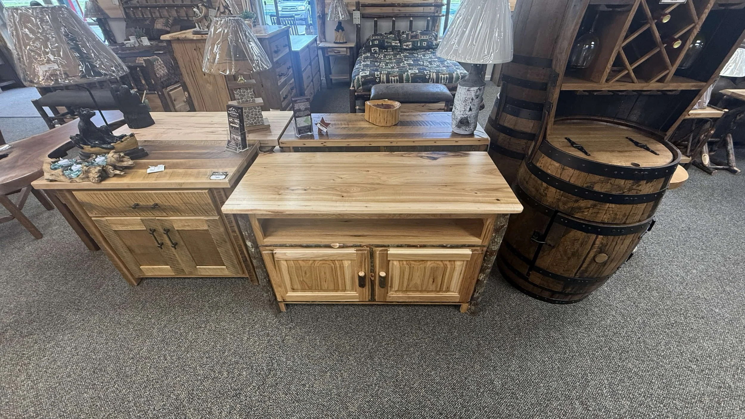 Hickory Storage TV Stand (1).JPG