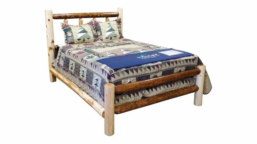 White Cedar Log Bedroom Furniture