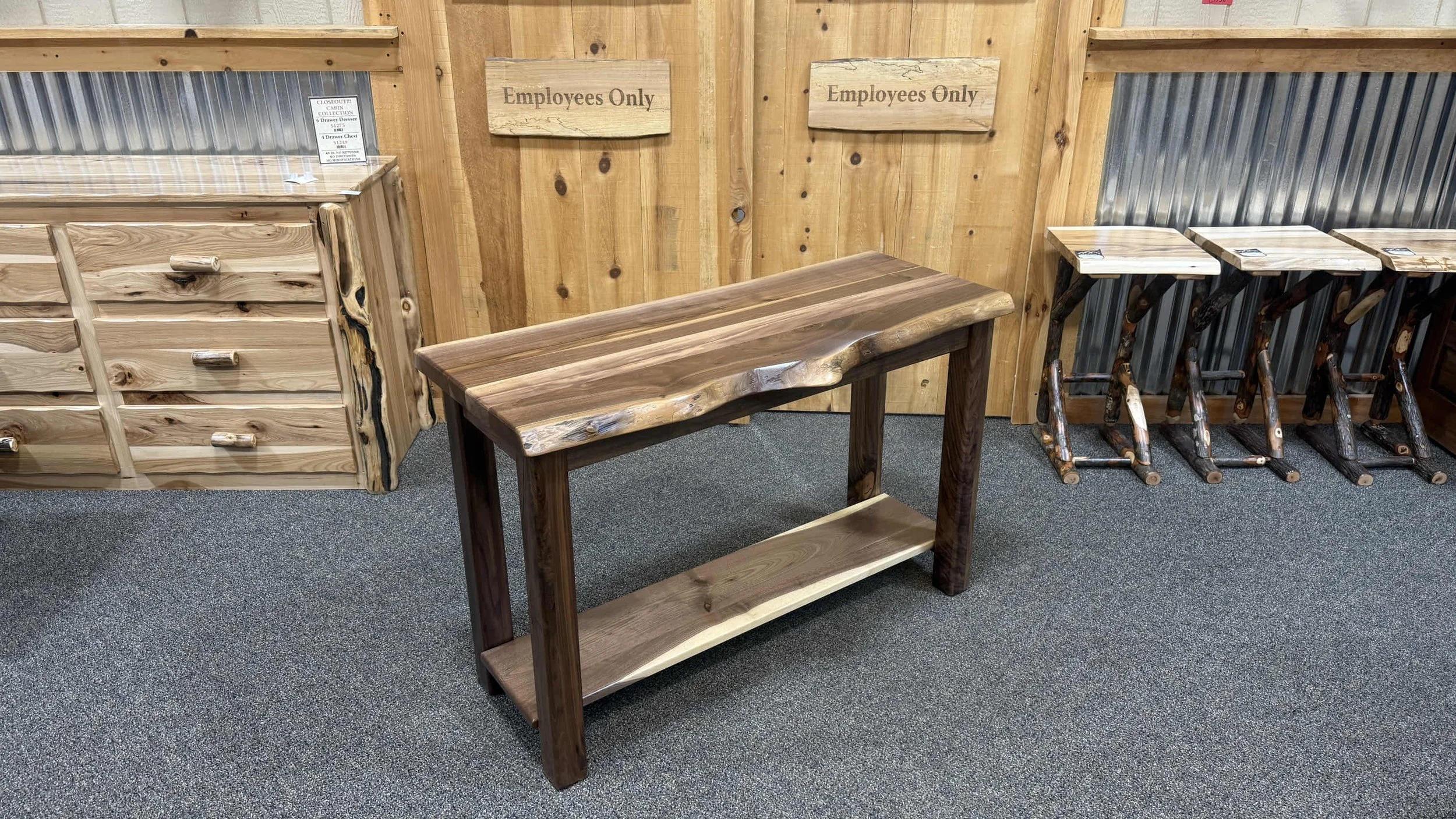 Black Walnut Heratige Sofa Table (2).JPG