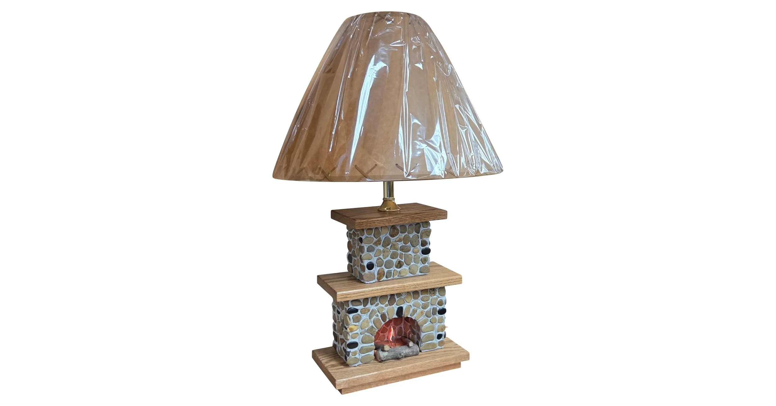 Handmade Fireplace Lamp