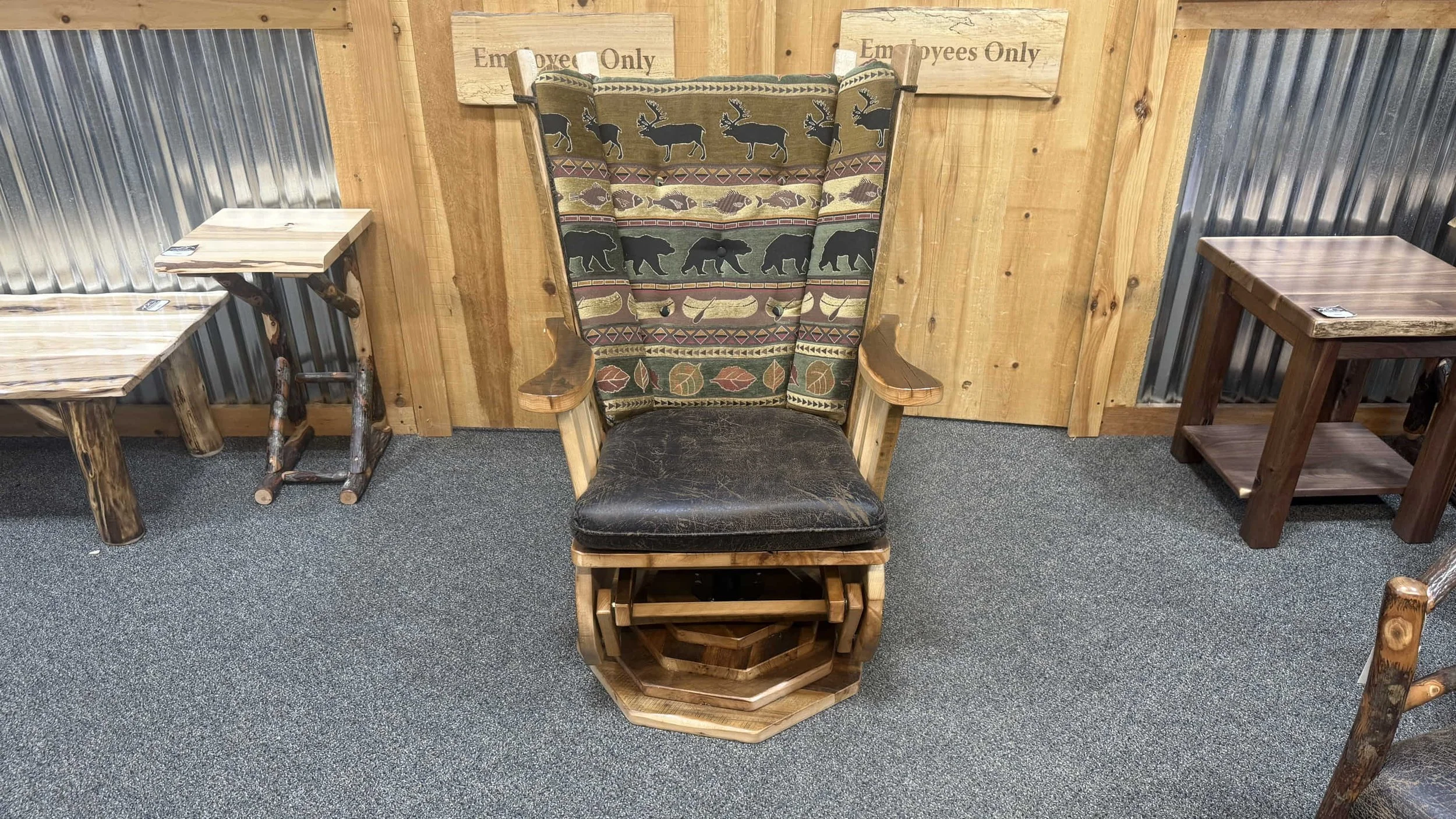 Barnwood Swivel Glider (4).JPG