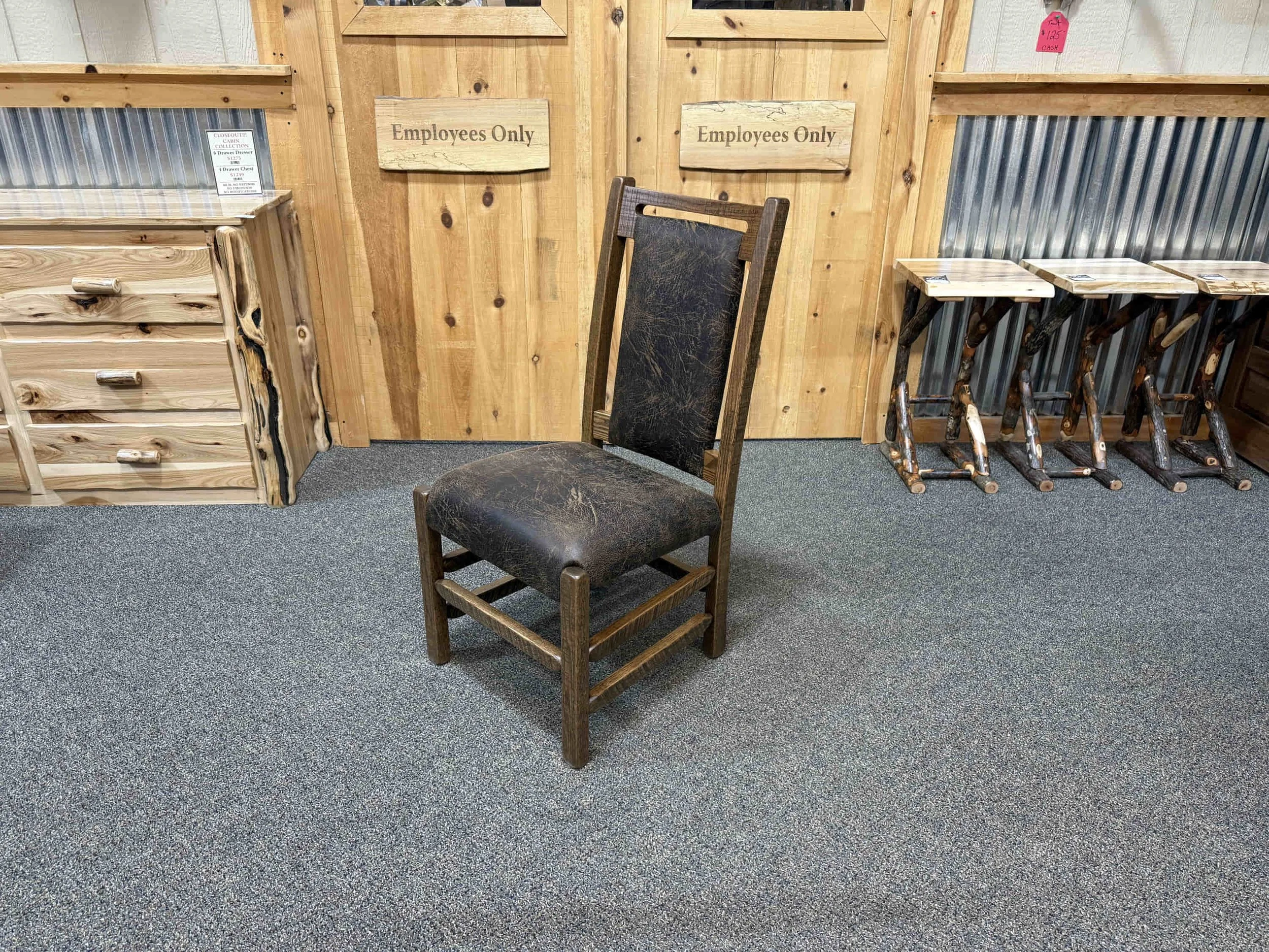 Rough Cut Oak Handle Back Side Chair (4).JPG