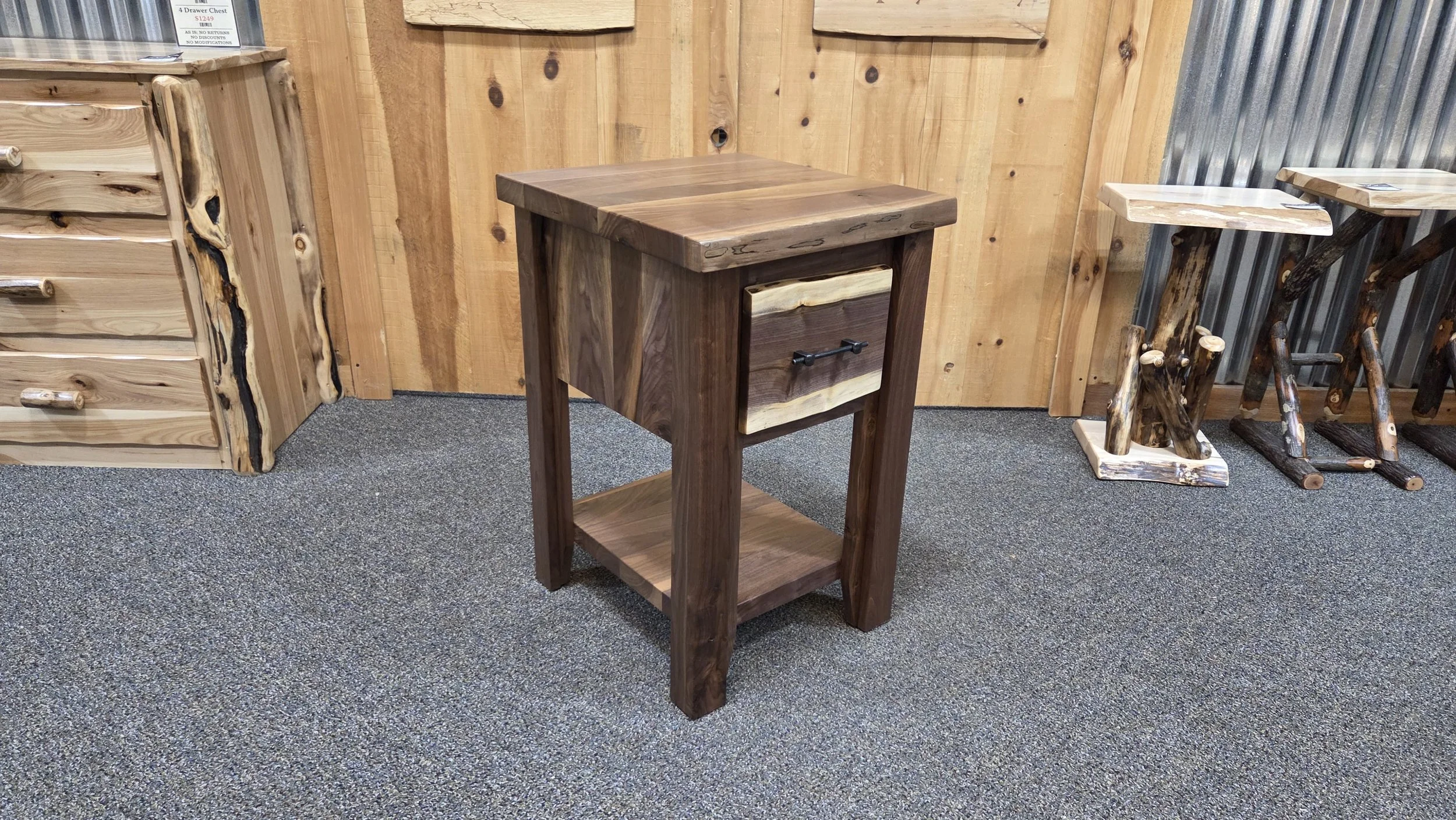 Black Walnut Live Edge 1 Drawer Nightstand (4).jpg