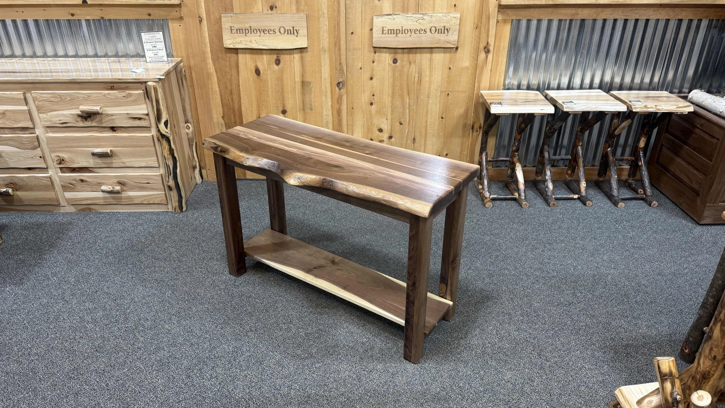 Black Walnut Heratige Sofa Table (1).JPG