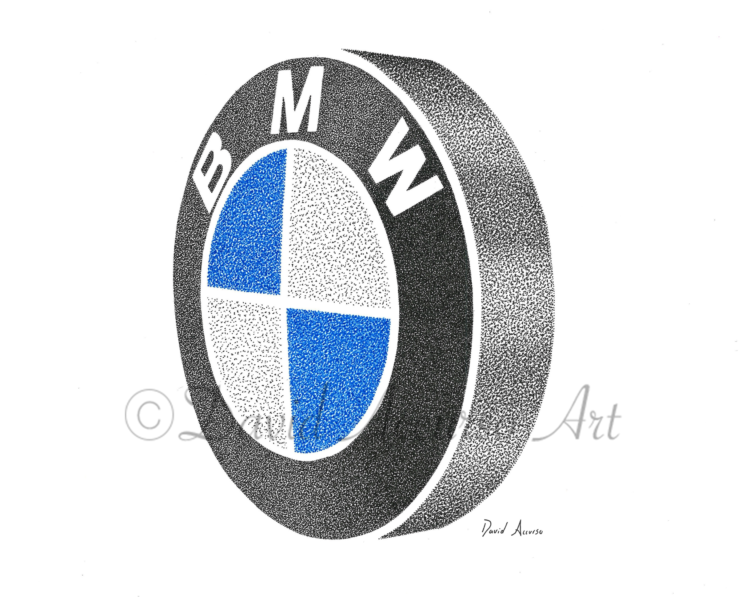 3D BMW Logo
