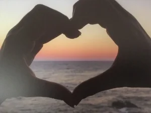 My daughters' hands when we were on holiday last year - because acts of kindness and generosity can have such a lasting impact